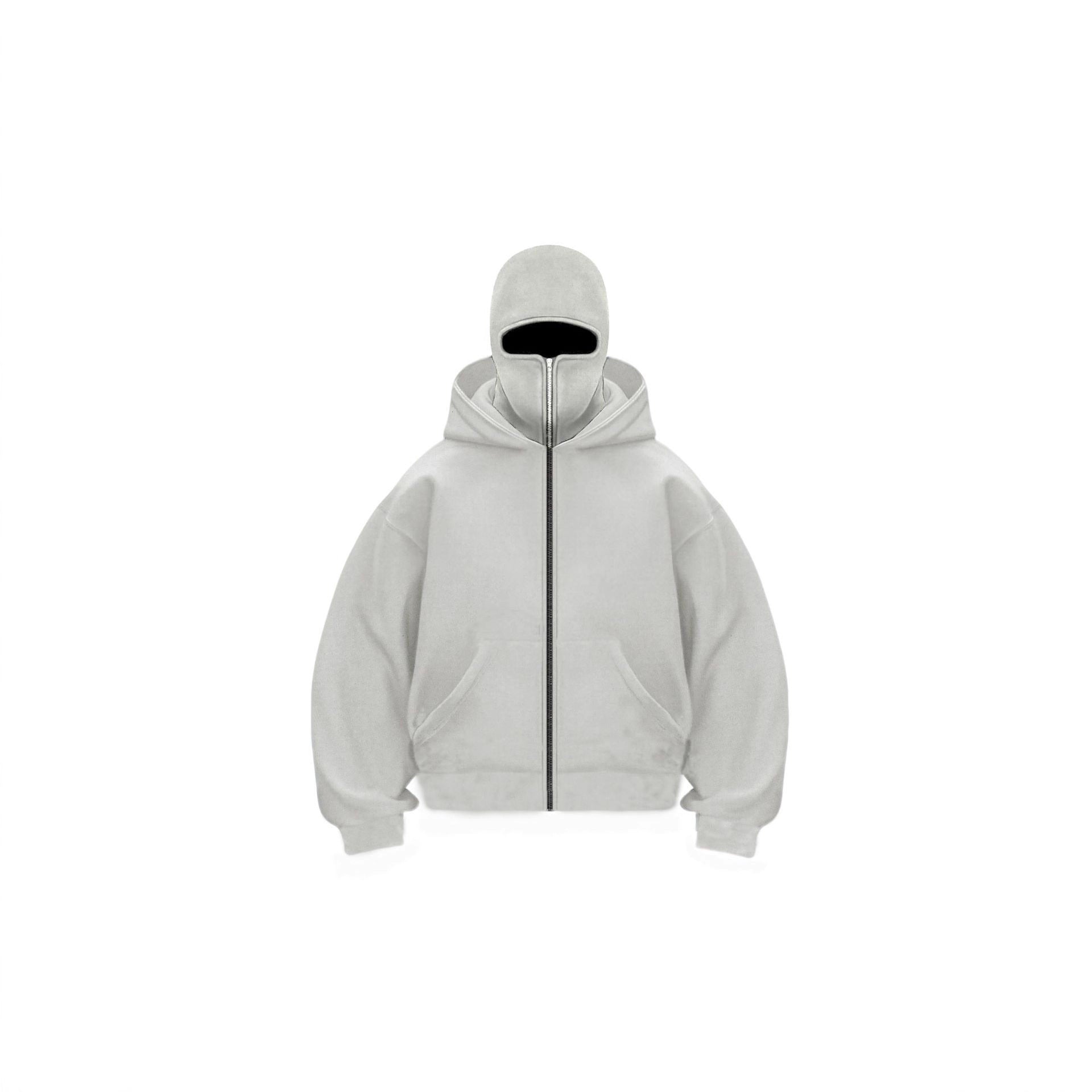 Men's hoodie with double hood