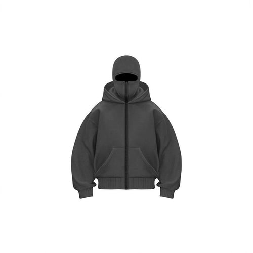 Men's hoodie with double hood