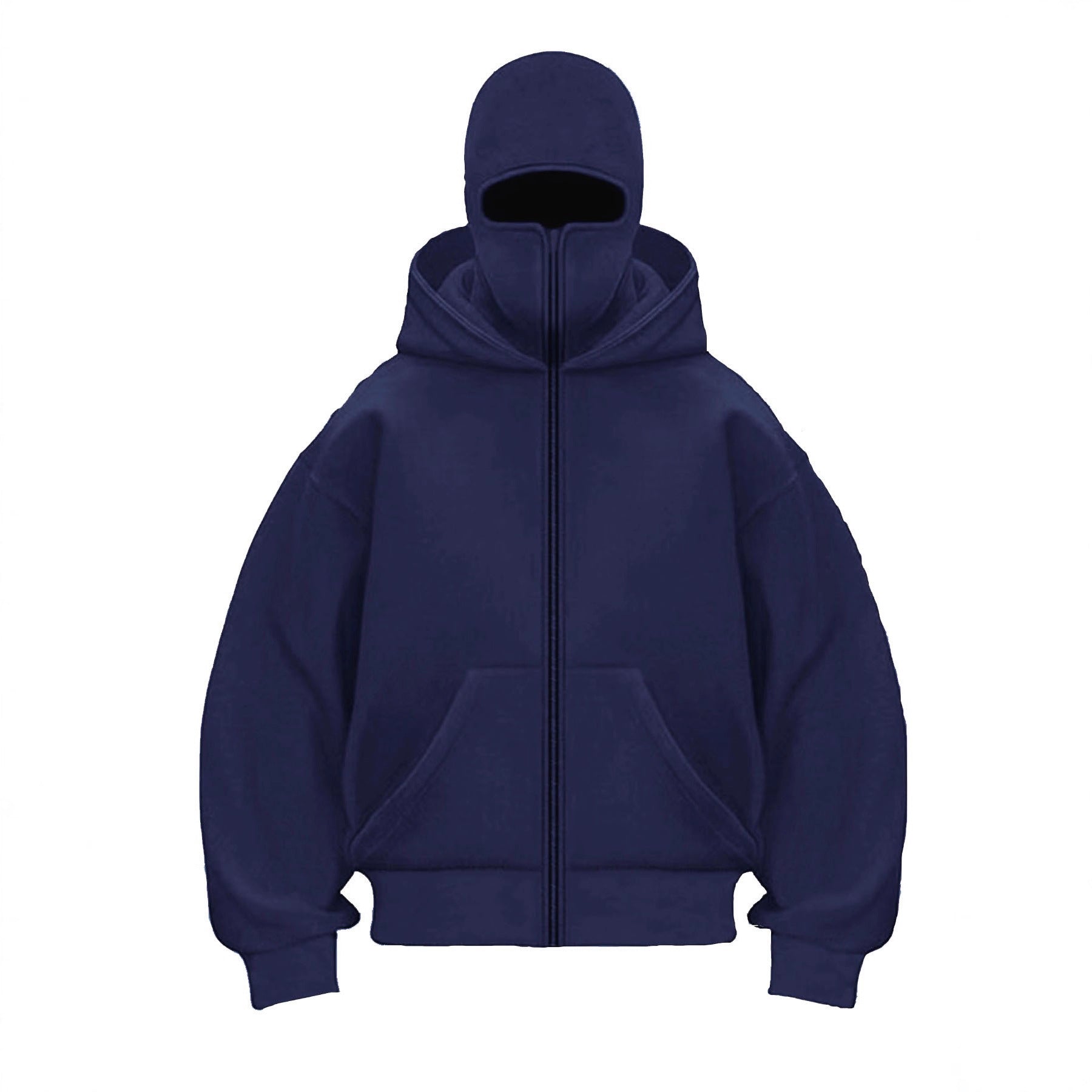 Men's hoodie with double hood