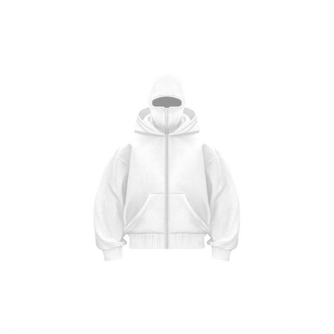 Men's hoodie with double hood