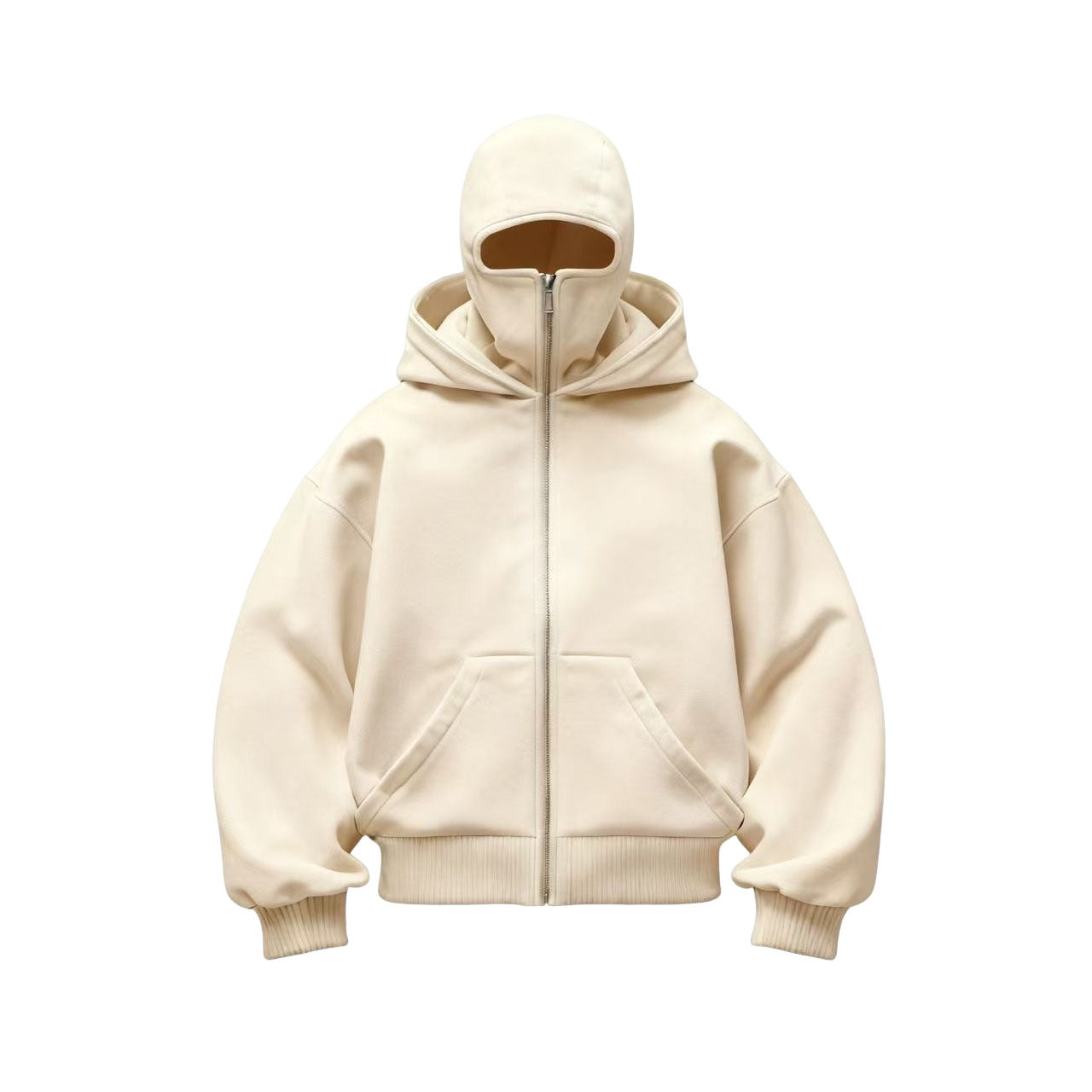 Men's hoodie with double hood